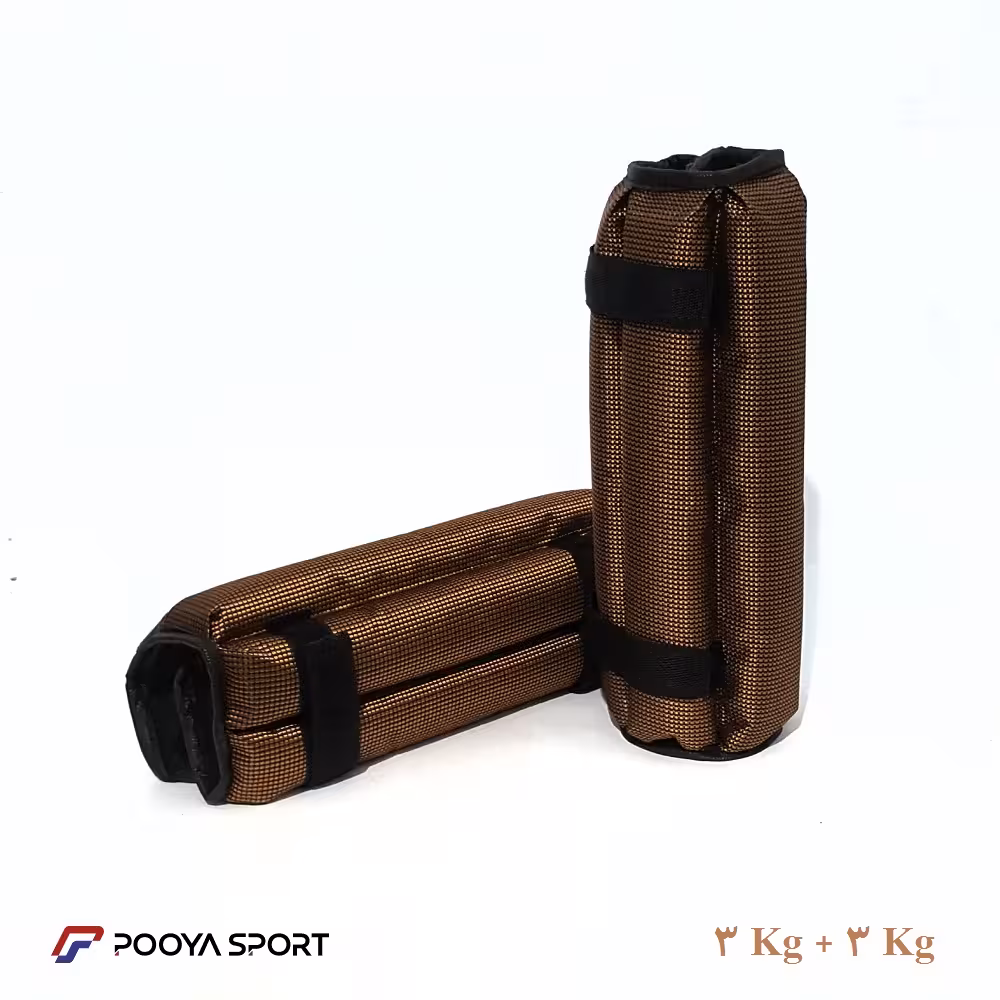وزنه پا و دست شنی 6 کیلوگرم بسته 2 عددی پویا