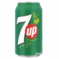 نوشابه سون آپ SEVEN UP با طعم طبیعی لیمو 330 میل