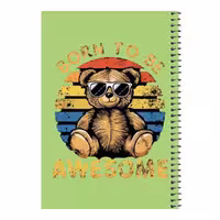 دفتر مشق 80 برگ اس جی مدل خرس عینکی