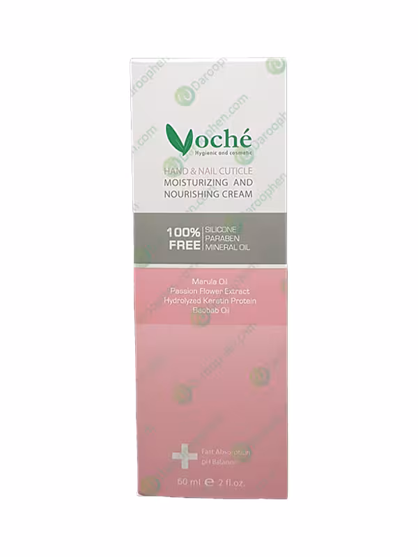 کرم مرطوب کننده و مغذی دست و کوتیکول ناخن وچه – Voche Hand & Nail Cuticle Cream