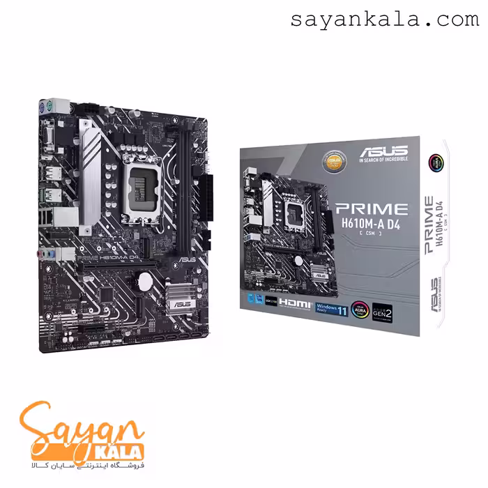 مادربرد ایسوس مدل MOTHERBOARD ASUS H610 MA WIFI