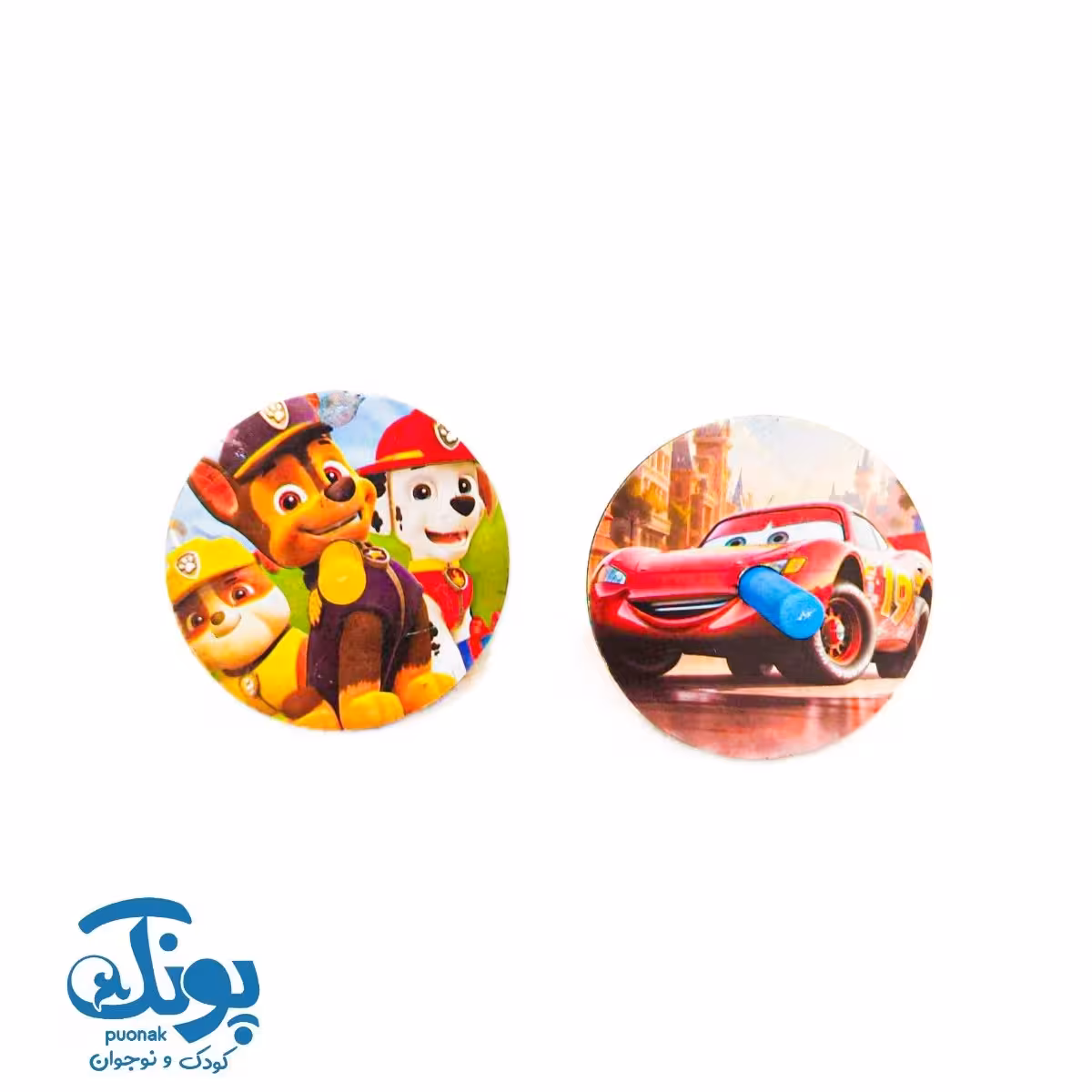 فرفره چوبی کارتونی (6 عددی)