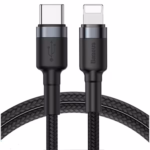 کابل 1 متری Type-C به Lightning بیسوس مدل Baseus Cafule CATLKLF-G1