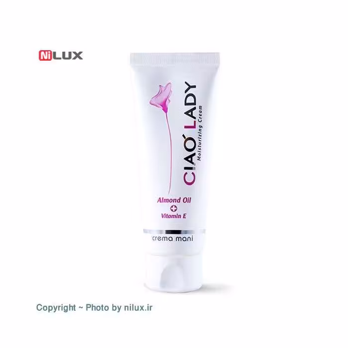 کرم مرطوب کننده دست و صورت چائو لیدی مدل ویتامین E و روغن بادام حجم 75 میلی لیتر