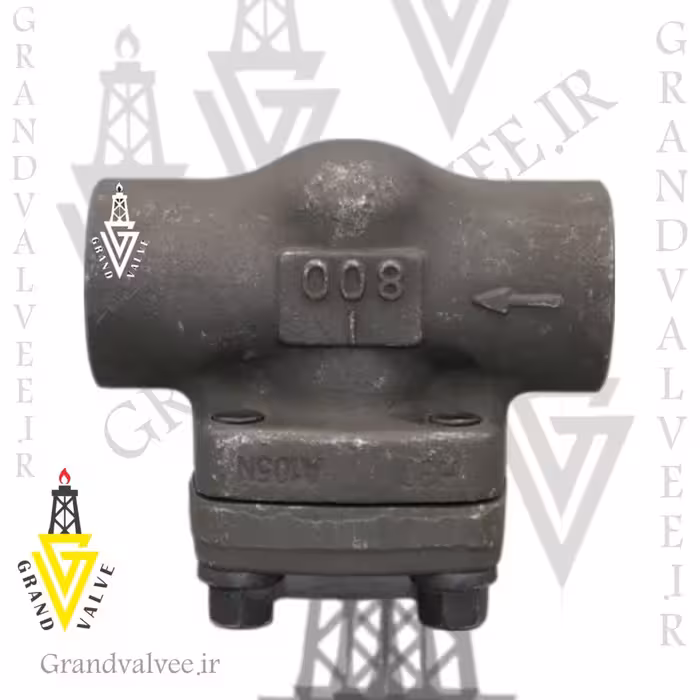 کد:1112 شیر یکطرفه دریچه ای "2  اینچ کلاس 800 فولاد فورج جوشی