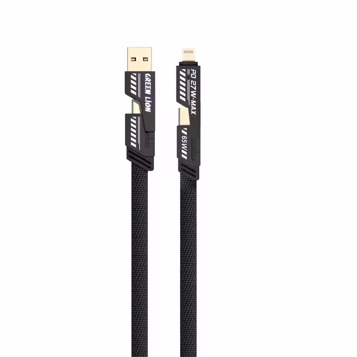 کابل چهار کاره گرین لاین مدل 2in2 Braided