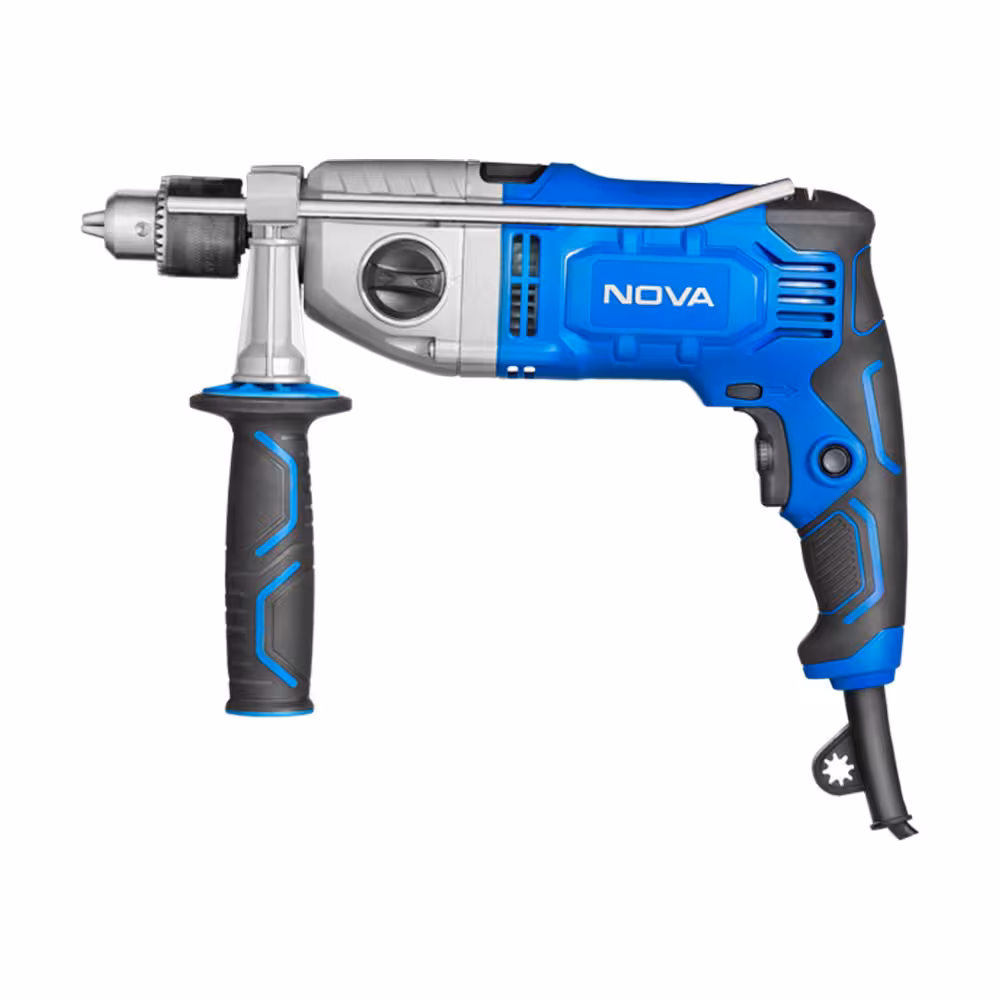 دریل گیربکسی چکشی 1050 وات 13 میلیمتری با کیف BMC نووا کد 2239