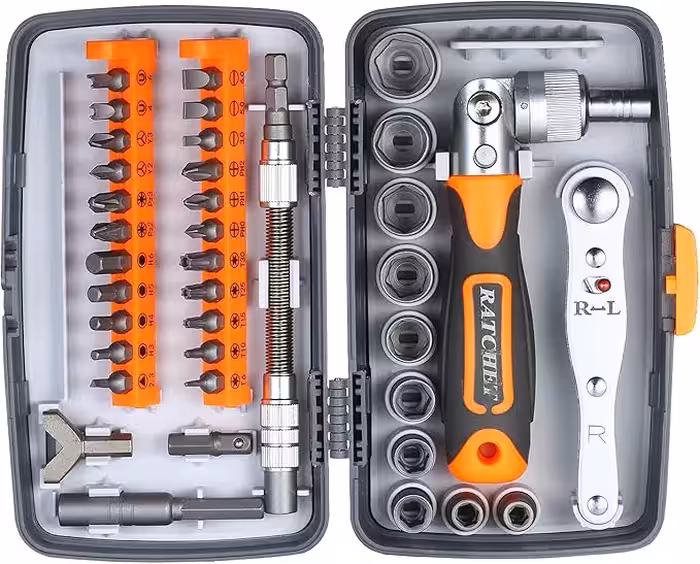 کیت ابزار تعمیر لوازم الکترونیکی و پیچ گوشتی 38عدد Obery