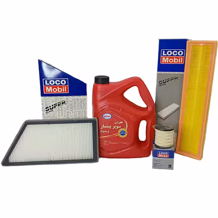 خرید پکیج تعویض روغن پژو 206 تیپ 2 بهران 85 به بعد (استاندارد) | اتوموبی