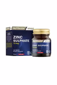 قرص زینک سولفات 15 Mg نوتراکسین بسته 100 عددی