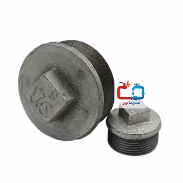 درپوش دنده‌ای 3/4 اینچ گالوانیزه چینی