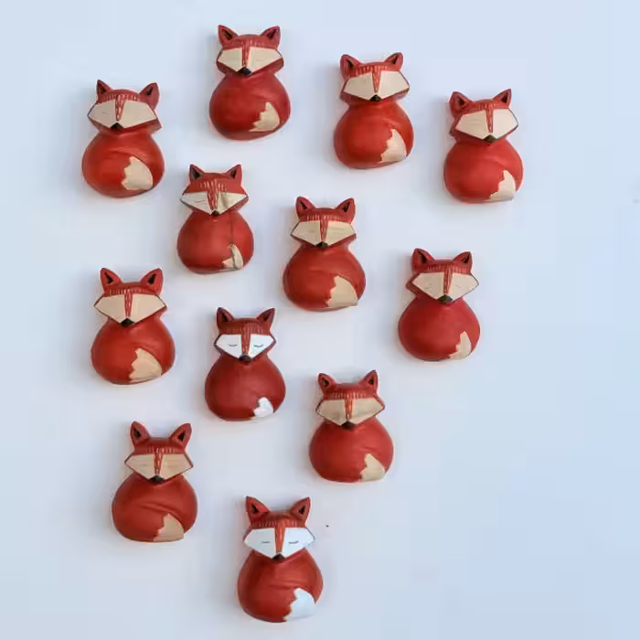 مگنت چوبی روباه