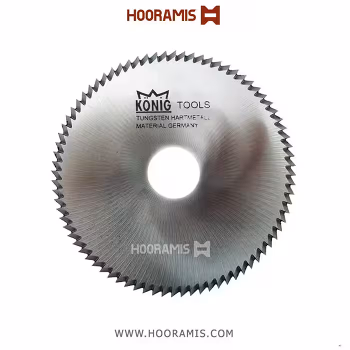 تیغ اره فولادی کوچک راستگرد برش زهوار پلاستیک و  uPVC برند Konig Tools ترکیه به ابعاد 22*4*100- Z80