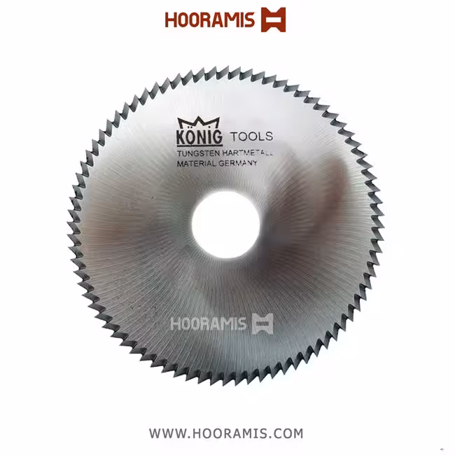 تیغ اره فولادی کوچک راستگرد برش زهوار پلاستیک و  uPVC برند Konig Tools ترکیه به ابعاد 22*4*100- Z80