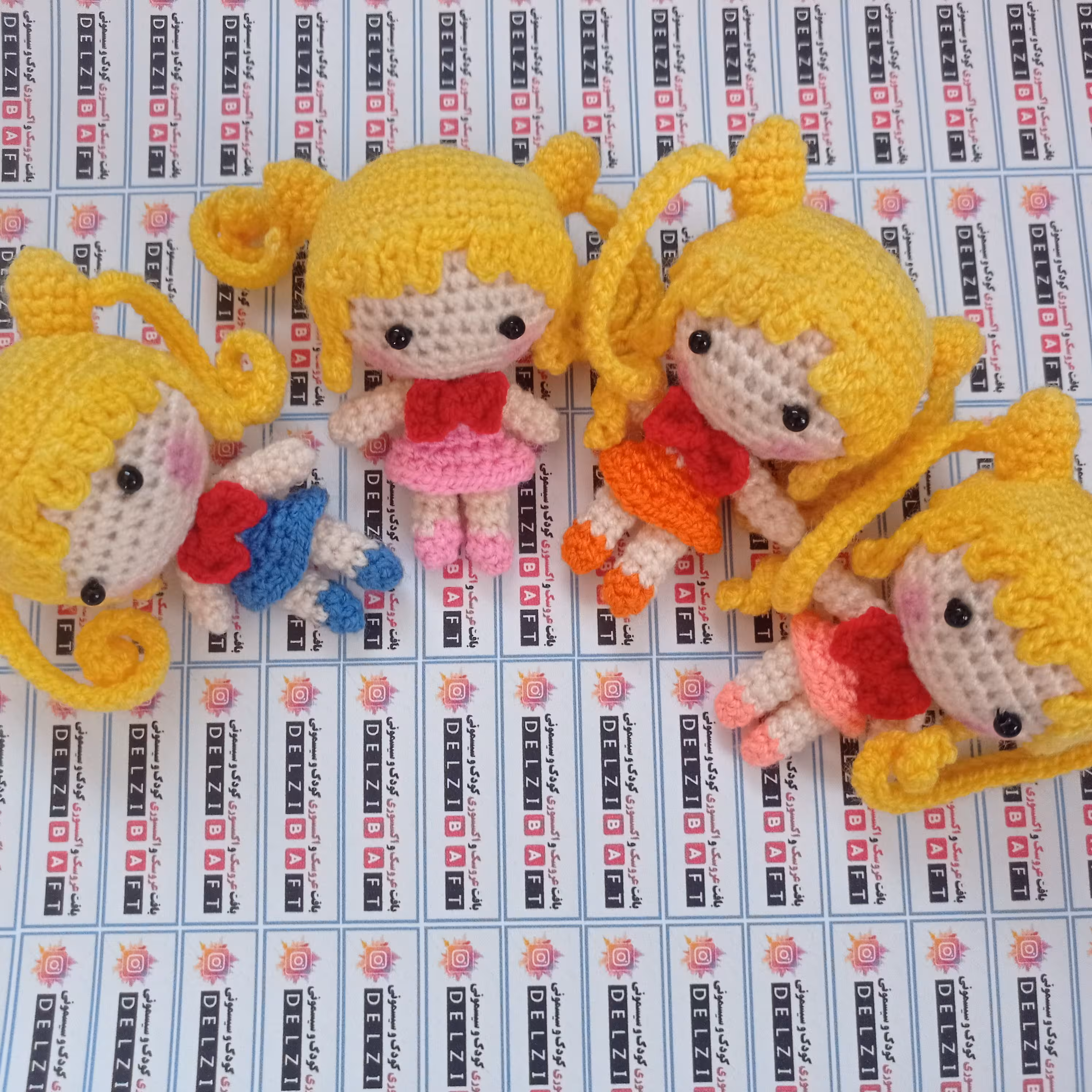 آویز کلید، دختر ریز، سبک، قابل شستشو، آویز تخت،هدیه ای عالی