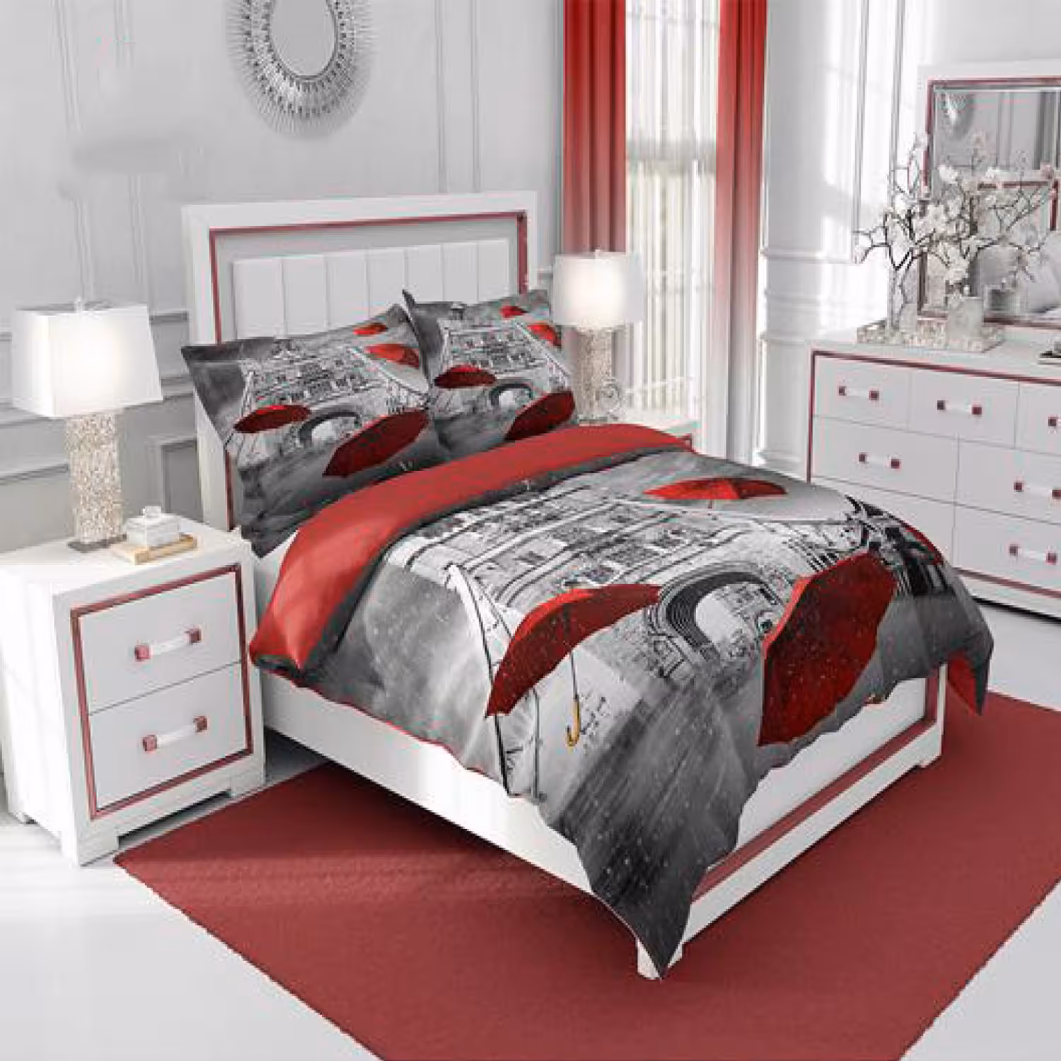 سرویس روتختی سه‌بعدی چیداری مدل 4015