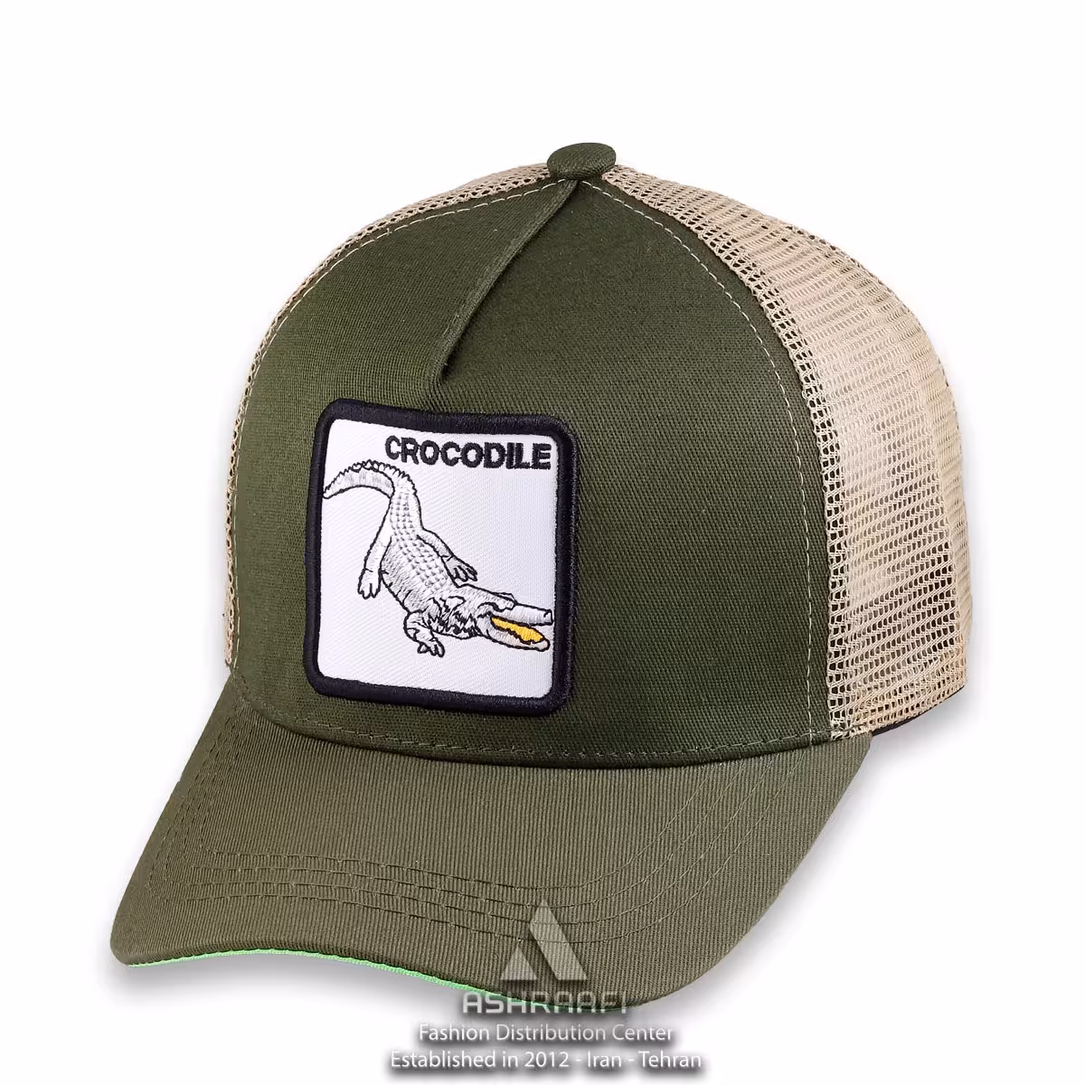 کلاه کپ گورین طرح تمساح Trucker Cap HA36