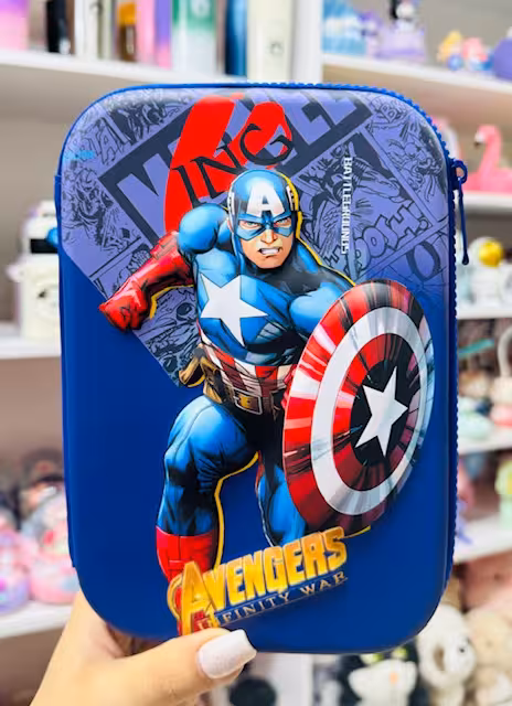 جامدادی کتابی برجسته طرح کاپیتان امریکا 1