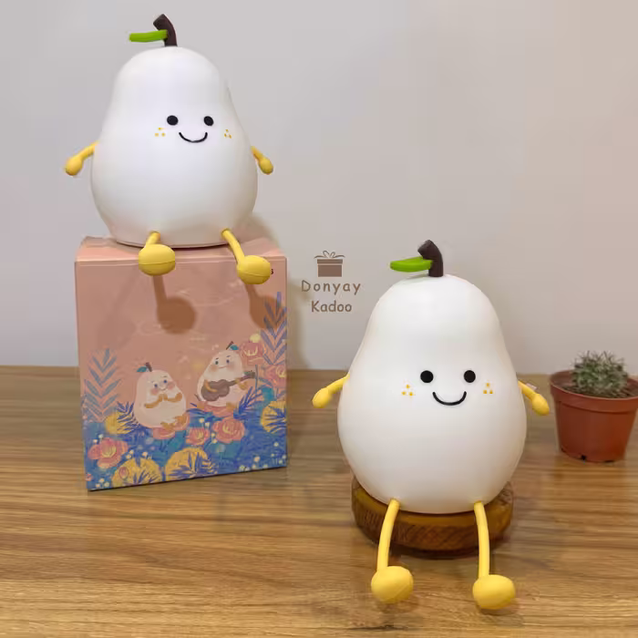 چراغ خواب سیلیکونی گلابی