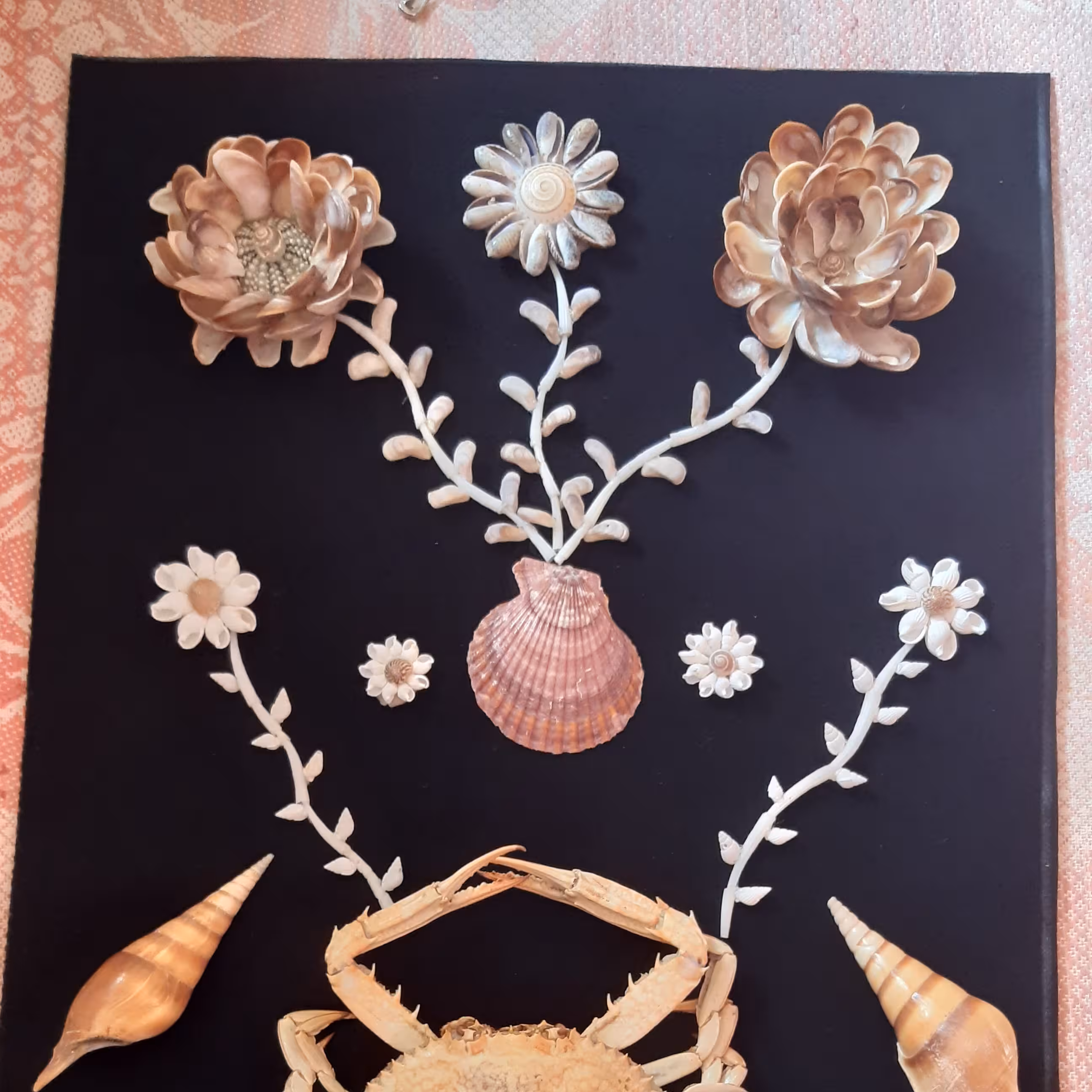 تابلو صدفی خرچنگ کد1