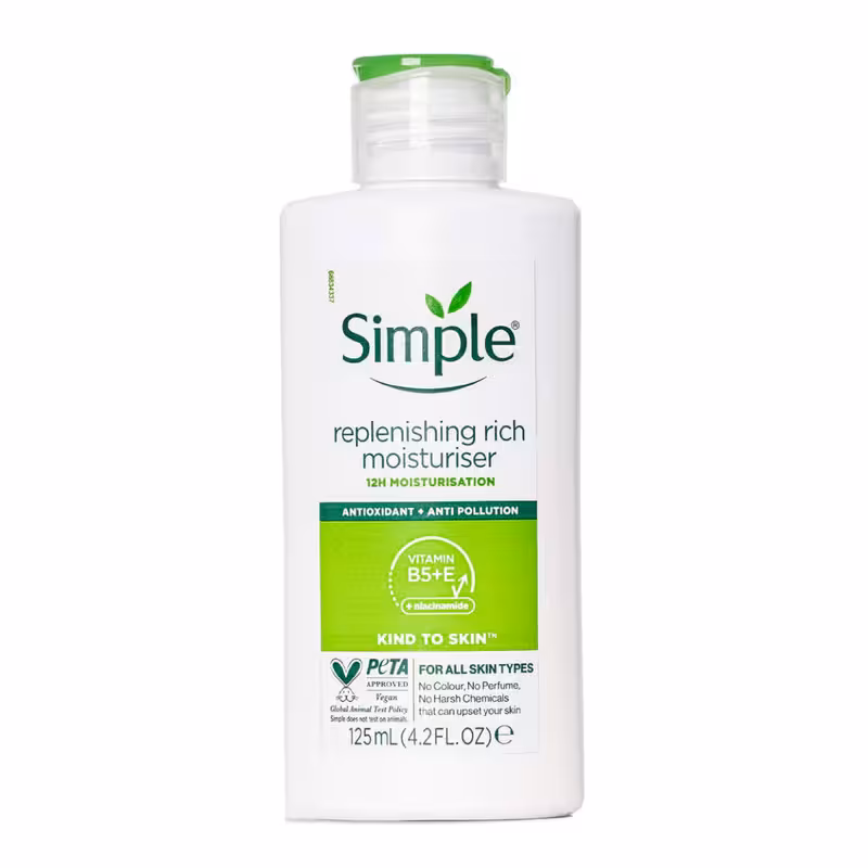 کرم آبرسان سیمپل مدل Skin Smoothing Actives حجم 125 میلی لیتر