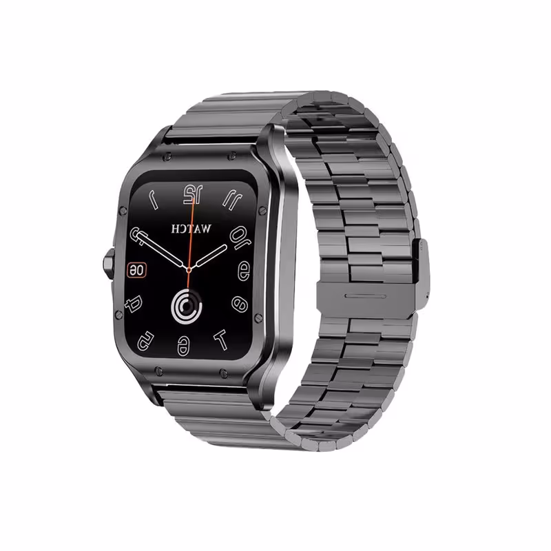 ساعت هوشمند گرین لاین مدل EL BEST CURV WIRLESS FIT دارای قابلیت های صفحه نمایش رنگی، صفحه نمایش لمسی، قابلیت مکالمه از طریق بلوتوث بند فلز | کالا مکس