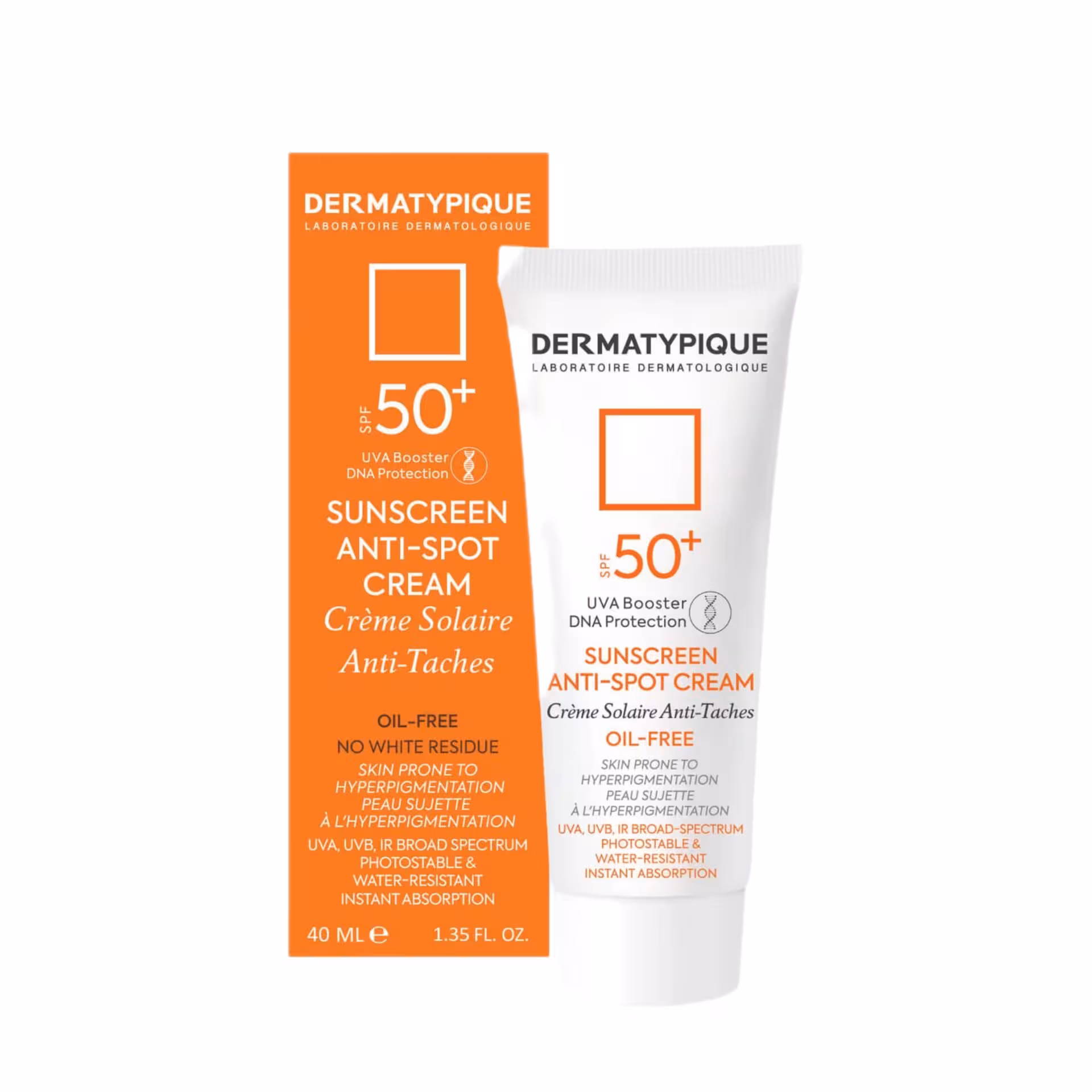 کرم ضدآفتاب روشن کننده spf 50 درماتیپیک حجم 40میل