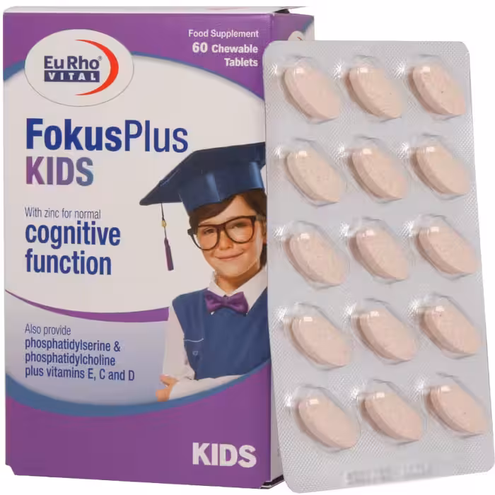 قرص جویدنی فوکوس پلاس کیدز یوروویتال