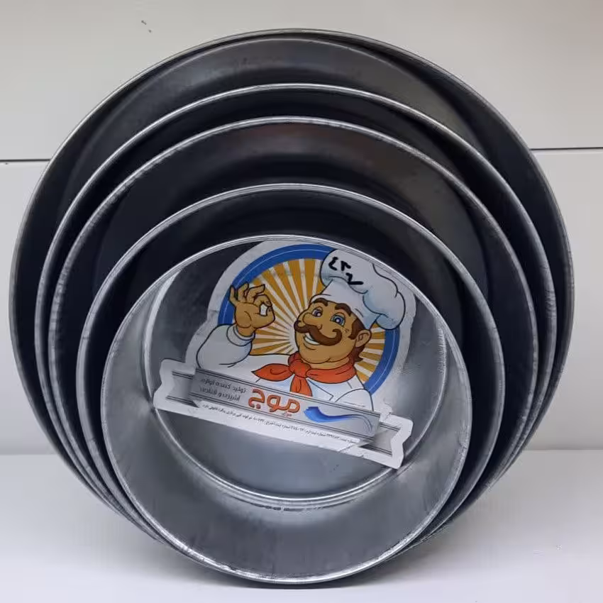 قالب گرد گالوانیزه برند موج (قطر 15 سانت ارتفاع 8.5 سانت)