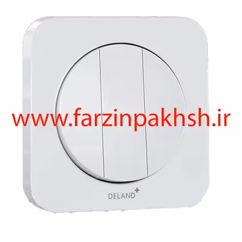 کلید سه پل توکار دلند مدل آدا