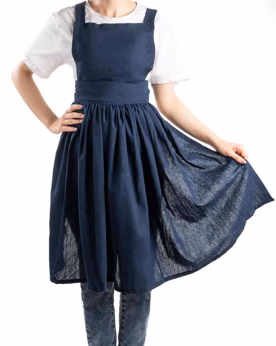 پیش بند پیش سینه دار (در 2 رنگ)