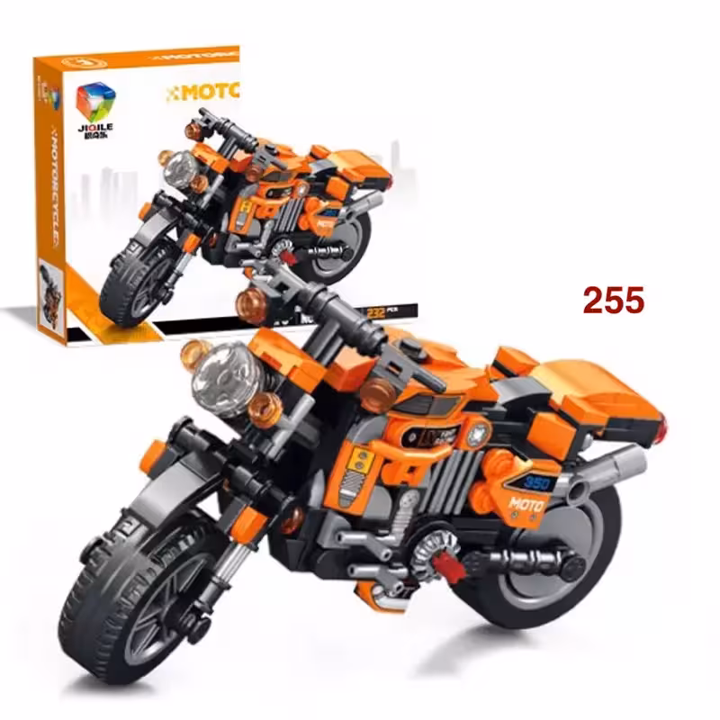 اسباب بازی لگو موتور 255 تکه رنگ  نارنجی کد P/47003/C