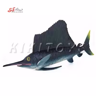 فیگور حیوانات نیزه ماهی Sailboat Toy Model Animals