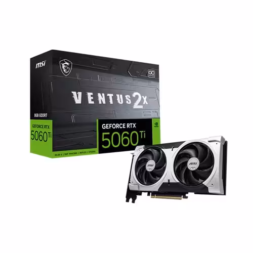 کارت گرافیک MSI مدل GeForce RTX 5060 Ti 8G VENTUS 2X OC PLUS