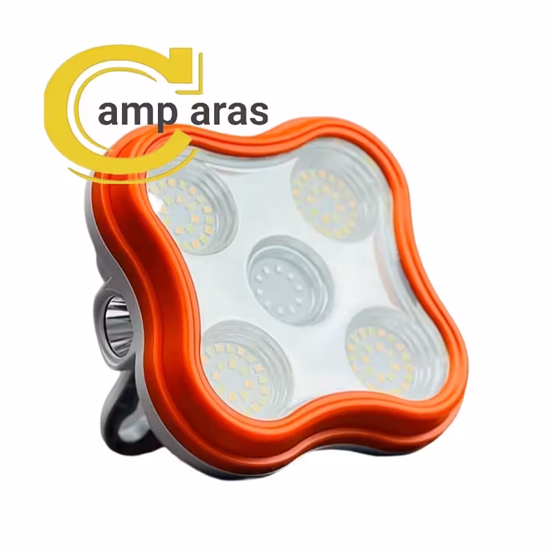 پروژکتور شارژی خورشیدی کینساچ KINSACH 150W LED COB چراغ‌ قوه دار - کمپ آراس