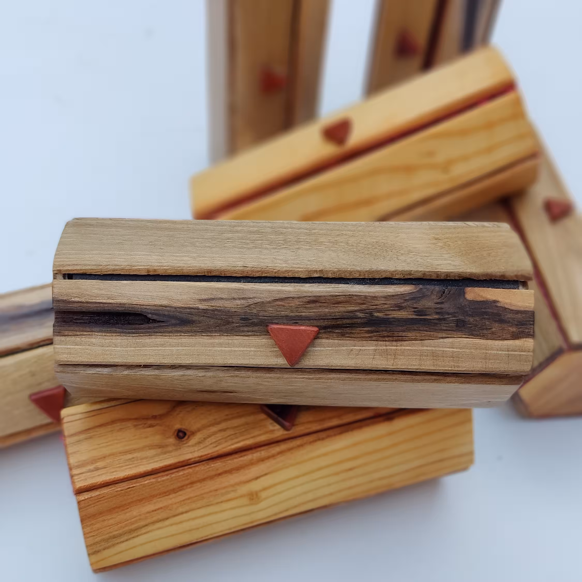 جعبه عینک چوبی