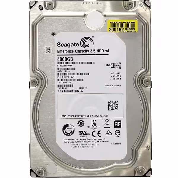 هارد اینترنال سیگیت 4 ترابایت مدل Enterprise ST4000NM0034
