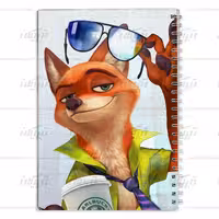 دفتر مشق کارتون زوتوپیا