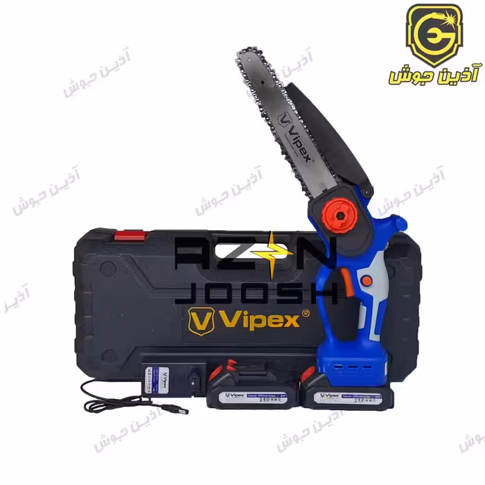 اره زنجیری شارژی 21 ولت تیغ 20 سانتی ویپکس Vipex مدل 85207
