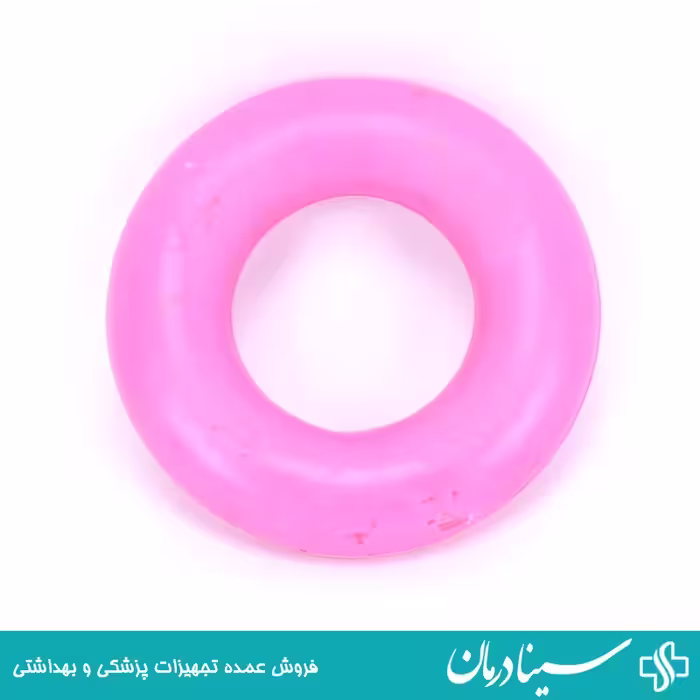 حلقه ورزش دست 9CM تقویت مچ دست لاستیکی صورتی
