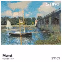 پازل شیشه ای استینو 260 تکه طرح مونه (کد 23103)،(باجعبه)