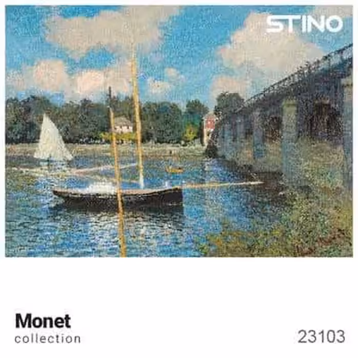 پازل شیشه ای استینو 260 تکه طرح مونه (کد 23103)،(باجعبه)