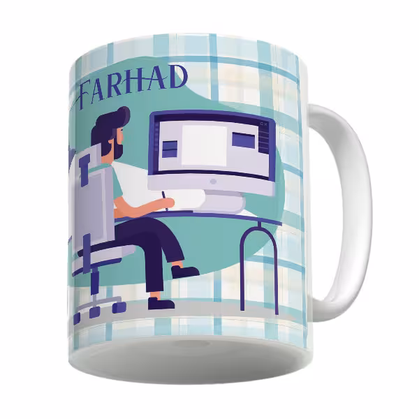 خرید ماگ-لیوان مهندس کامپیوتر فرهاد