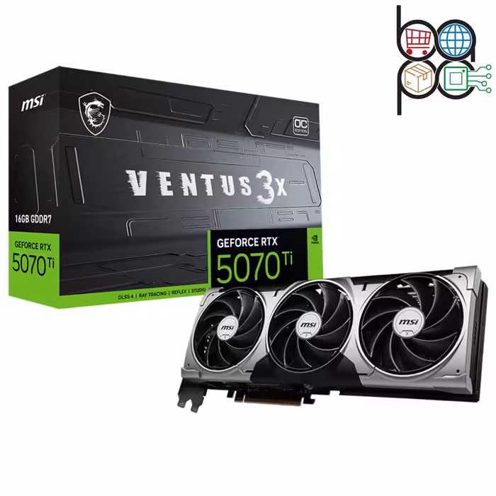 کارت گرافیک MSI 5070 Ti VENTUS 3X OC 16G