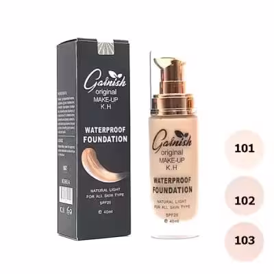 کرم پودر گارنیش Garnish شماره 103 تیره