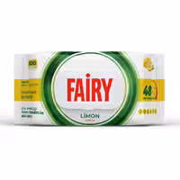 دستمال مرطوب پاک کننده سطوح چند منظوره فیری رایحه لیمو بسته 100 عددی