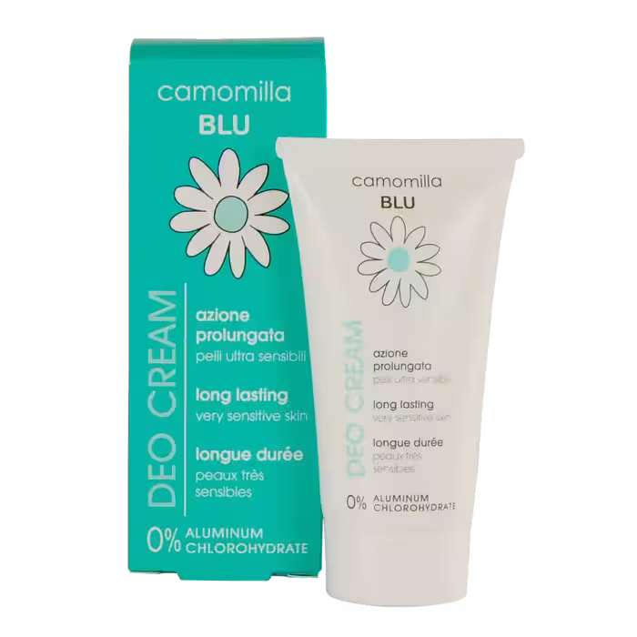 مام کرمی ایتالیایی کامومیلا برای پوست حساس- Camomilla Blu Deodorant Cream for Sensitive