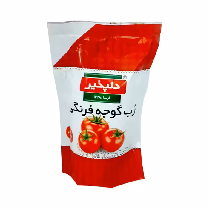 رب گوجه فرنگی پاکتی دلپذیر 200 گرمی