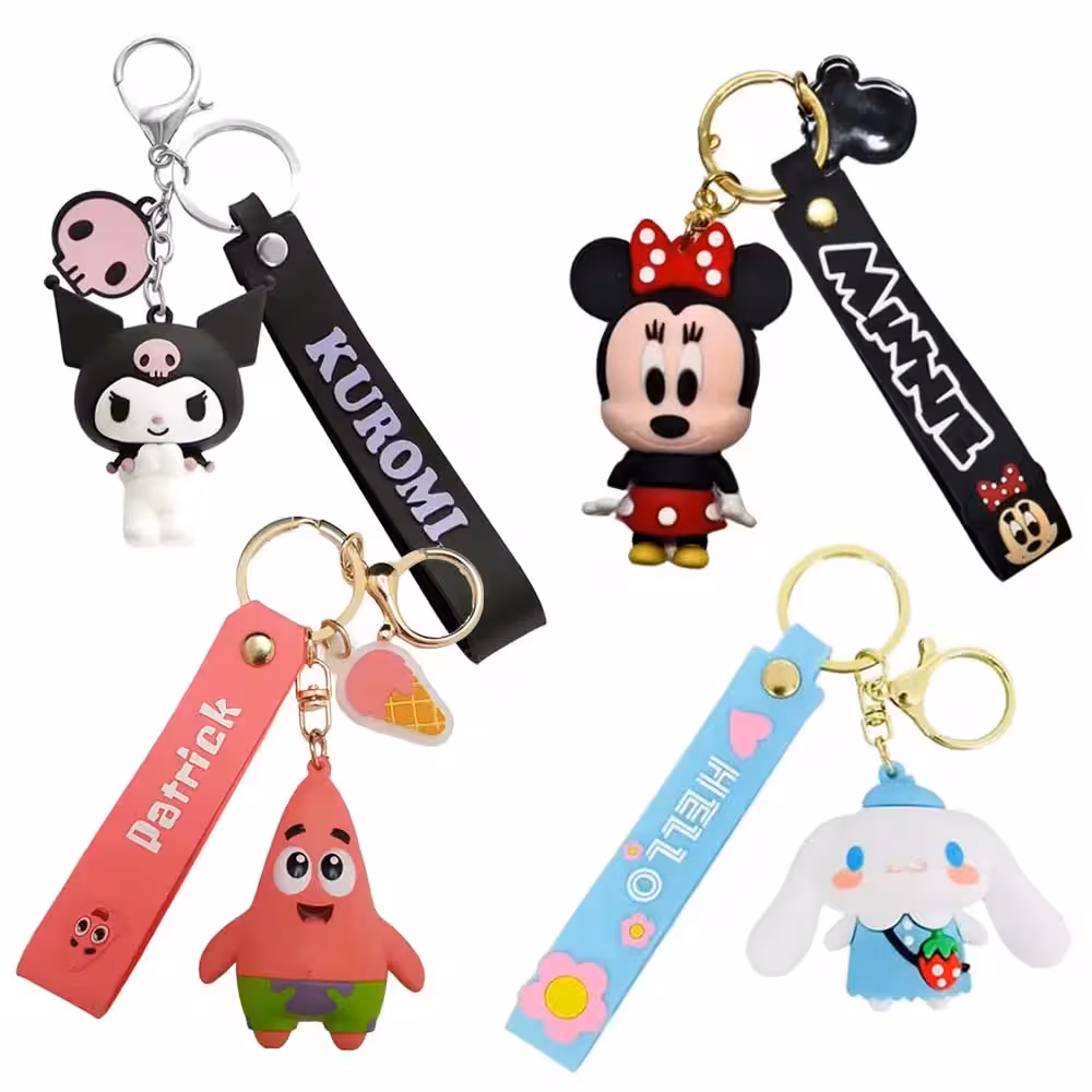 خرید جا کلیدی سیلیکونی فانتزی طرح دخترانه