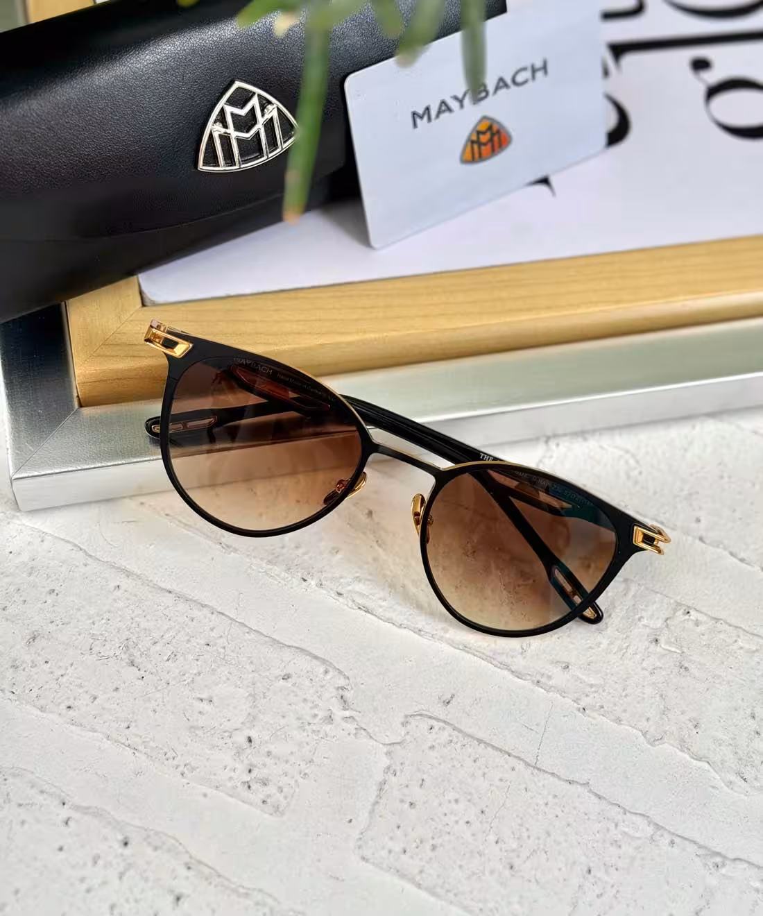 عینک آفتابی برند میباخ مدل MAYBACH THE ATTITUDE